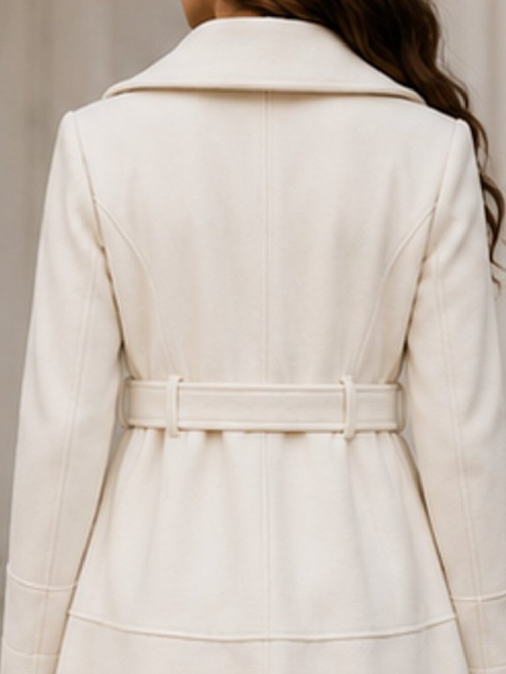 GUESS Women’s Belted Coat – Timeless Elegance Collection Size M - Picture 2 of 3